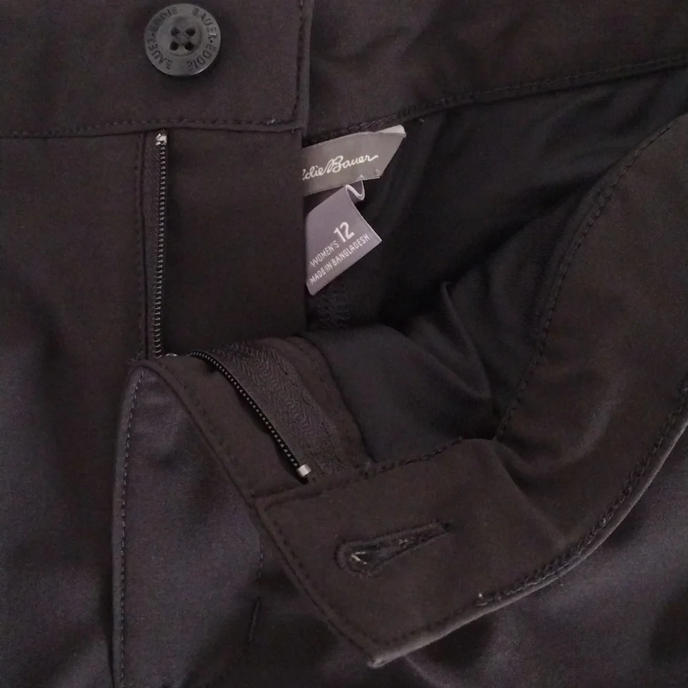 Eddie Bauer Black Cargo Skort Women's Size 12 Pockets Pre-owned Sportswear - Picture 9 of 12